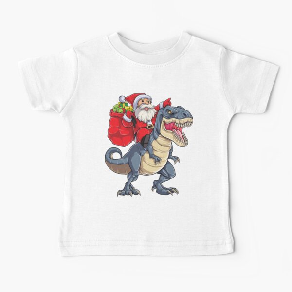 Item preview, Santa Riding Dinosaur T rex T Shirt Christmas Gifts X-mas Kids Boys Girls Man Women designed and sold by LiqueGifts.