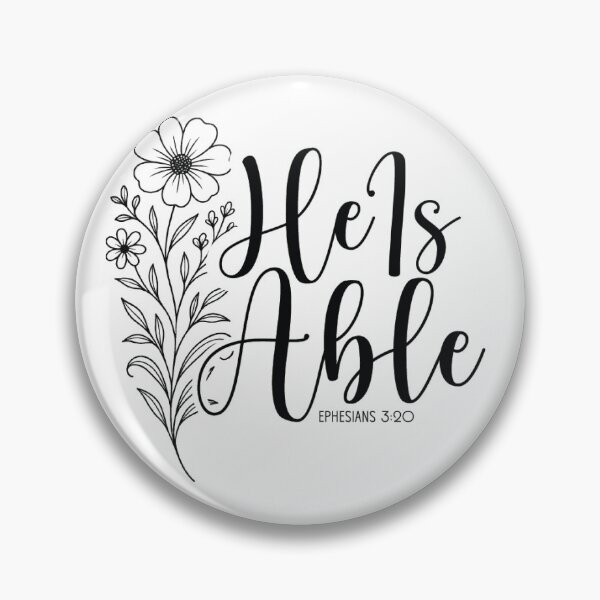 Item preview, He is Able | Ephesians 3:20 designed and sold by chicdeboutique.