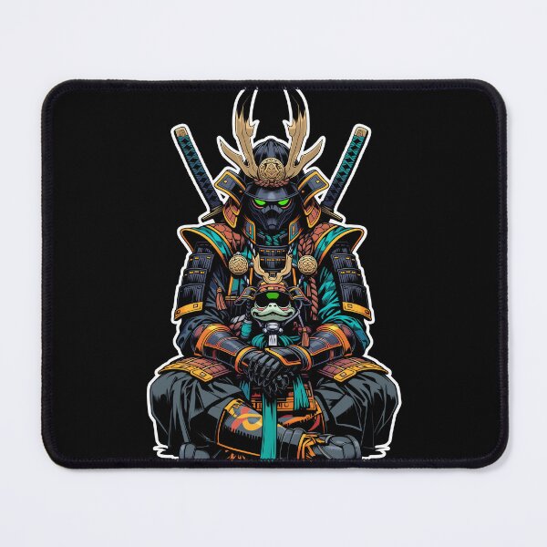 Item preview, Cyber Samurai Warrior Mask Neon Ronin Armor sci-fi anime style for Mens designed and sold by lematworks.