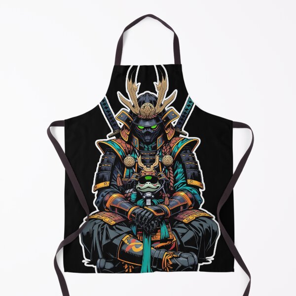 Item preview, Cyber Samurai Warrior Mask Neon Ronin Armor sci-fi anime style for Mens designed and sold by lematworks.