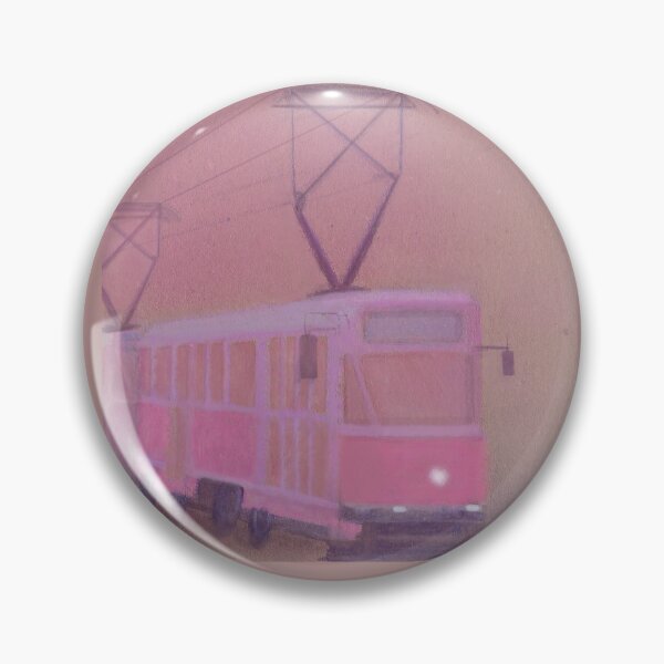 Item preview, pink purple tram designed and sold by ShePaintsMusic.