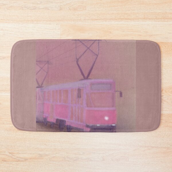 Item preview, pink purple tram designed and sold by ShePaintsMusic.