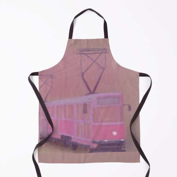 Item preview, pink purple tram designed and sold by ShePaintsMusic.