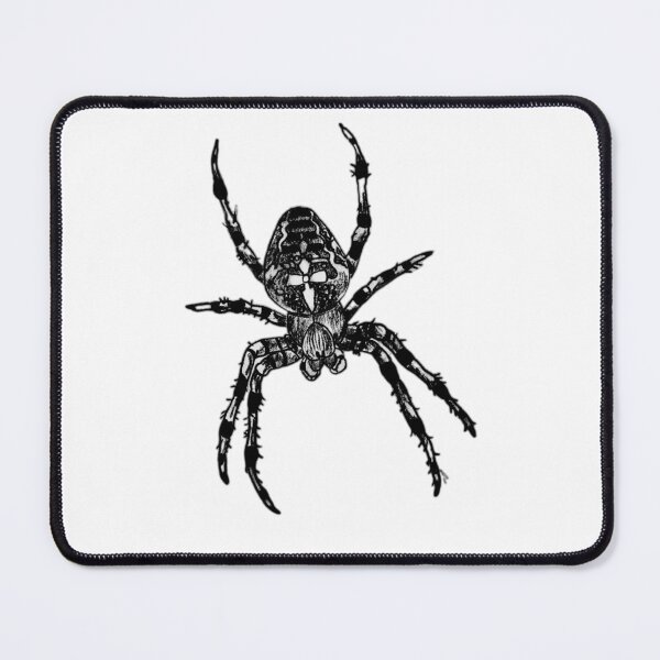 Item preview, Hand-Drawn Gothic Spider Art - Detailed Charcoal Nature Drawing designed and sold by Lauretius.