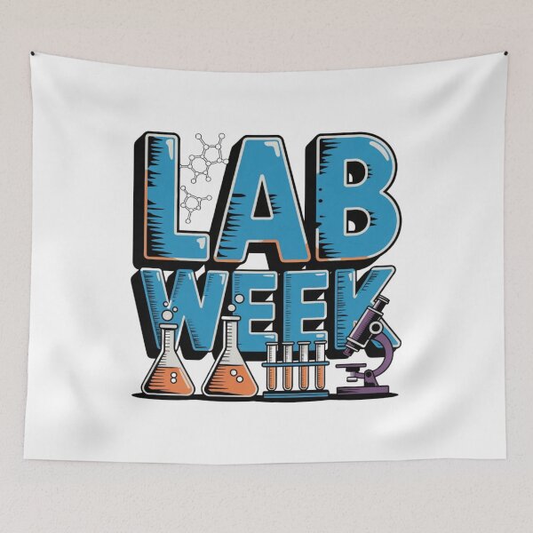 Item preview, Lab Week Celebration - Medical Laboratory Professional Graphic T-Shirt designed and sold by MerchlyMike.