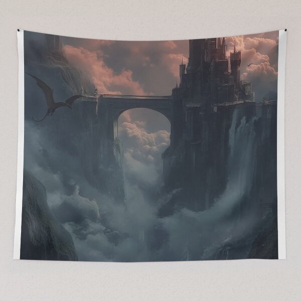 Item preview, Citadel of Dragons Above the Abyss designed and sold by oanaunciuleanu.