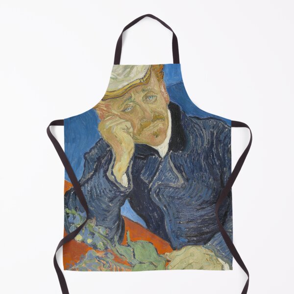 Item preview, Dr Paul Gachet by Vincent van Gogh: Post Impressionist Portrait Print designed and sold by artofuniverse.
