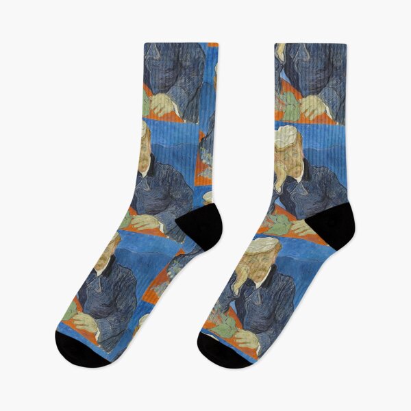 Item preview, Dr Paul Gachet by Vincent van Gogh: Post Impressionist Portrait Print designed and sold by artofuniverse.