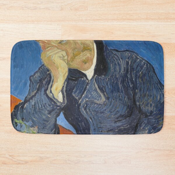 Item preview, Dr Paul Gachet by Vincent van Gogh: Post Impressionist Portrait Print designed and sold by artofuniverse.