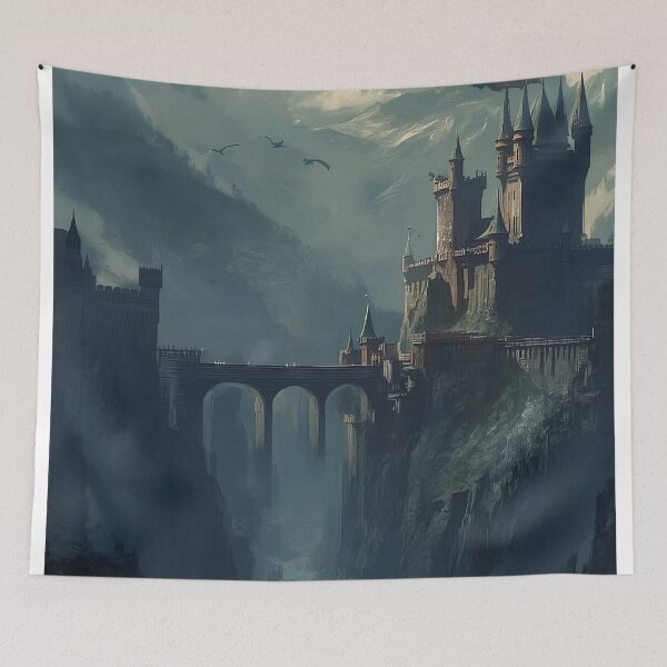 Item preview, Citadel of Dragons Above the Abyss designed and sold by oanaunciuleanu.