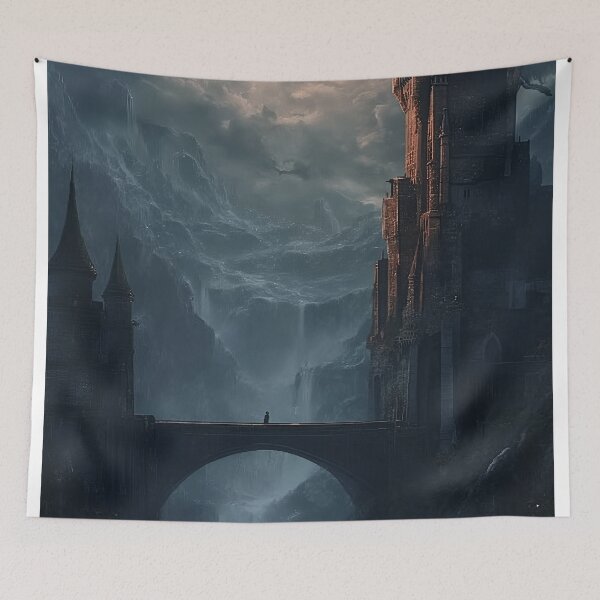 Item preview, Citadel of Dragons Above the Abyss designed and sold by oanaunciuleanu.