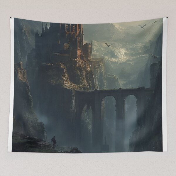 Item preview, Citadel of Dragons Above the Abyss designed and sold by oanaunciuleanu.