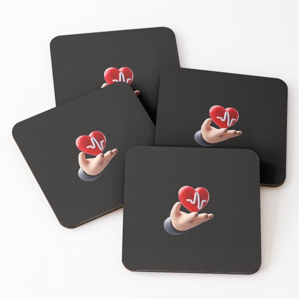 Item preview,  3D Heart Pulse Rate in Hand Icon designed and sold by Creatby7030.