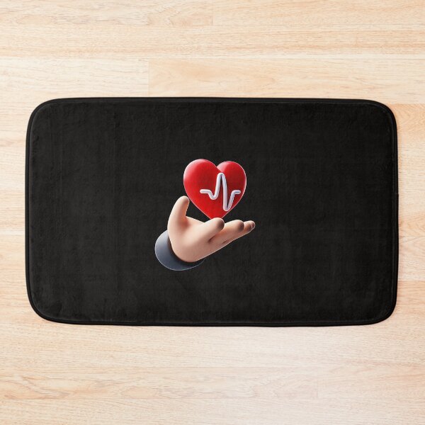 Item preview,  3D Heart Pulse Rate in Hand Icon designed and sold by Creatby7030.