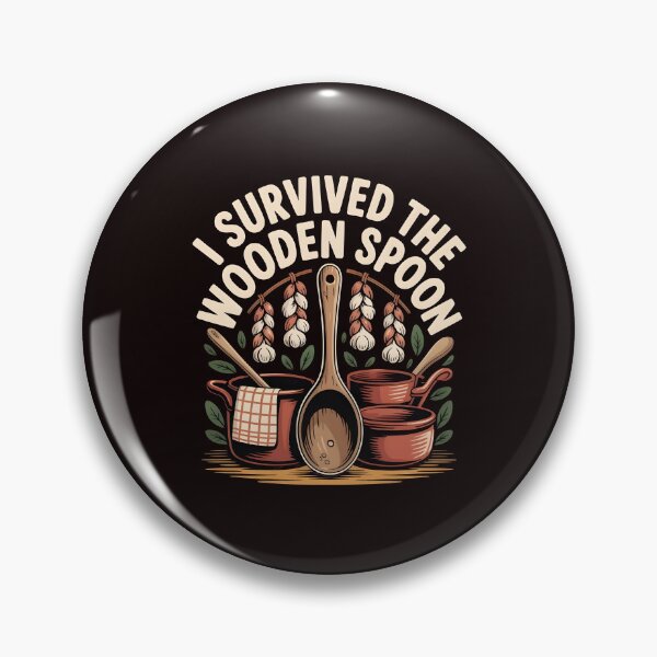Item preview, I Survived The Wooden Spoon – Funny Wooden Spoon Survivor designed and sold by Redgiant87x.