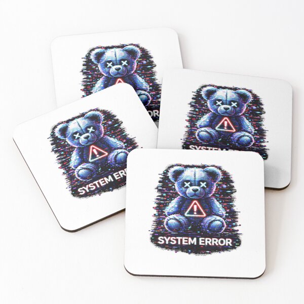 Item preview, Cyberpunk Teddy Bear – System Error Glitch Aesthetic Shirt designed and sold by unglaublichGut.