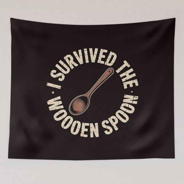 Item preview, I Survived The Wooden Spoon – Leather Belt Survivor Parenting Humor designed and sold by Redgiant87x.