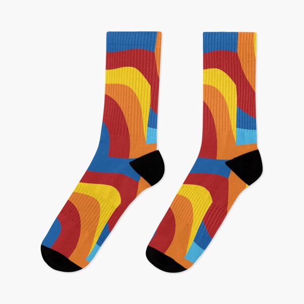 Item preview, Retro Abstract Wavy Shapes – Colorful 70s Groovy Pattern designed and sold by ThinaArte.