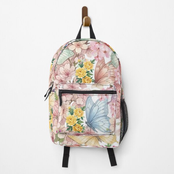 Item preview, Watercolor Butterfly Garden and Floral Paradise Pattern designed and sold by VibranPalette.