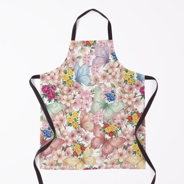 Item preview, Watercolor Butterfly Garden and Floral Paradise Pattern designed and sold by VibranPalette.