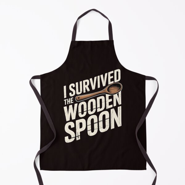 Item preview, I Survived The Wooden Spoon – Italian Kitchen Wooden Spoon Humor designed and sold by Redgiant87x.