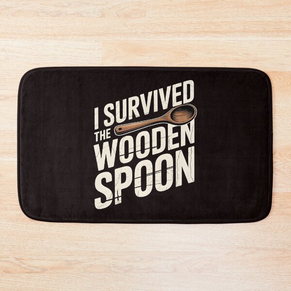 Item preview, I Survived The Wooden Spoon – Italian Kitchen Wooden Spoon Humor designed and sold by Redgiant87x.