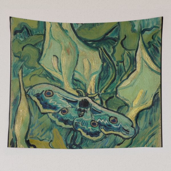 Item preview, Emperor Moth by Vincent van Gogh: Post Impressionist Nature Wall Art designed and sold by artofuniverse.