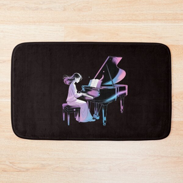 Artikelvorschau, Keyboard Piano Girl – Design für Keyboard-Pianistin und Musikliebhaberin entworfen und verkauft von Redgiant87x.