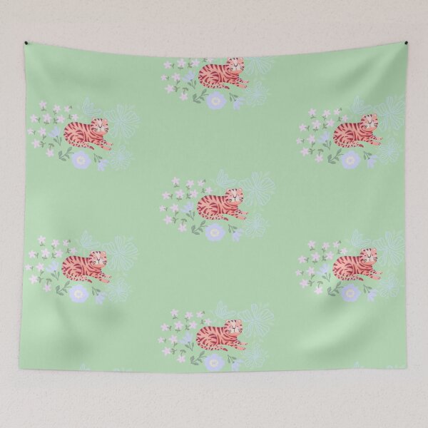 Item preview, Tiger Floral Calm designed and sold by SaitonG.