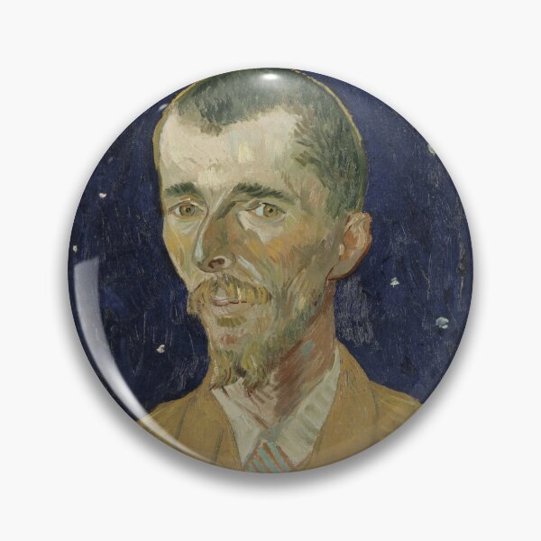 Item preview, Eugene Boch by Vincent van Gogh: Post Impressionist Portrait Fine Art Print designed and sold by artofuniverse.