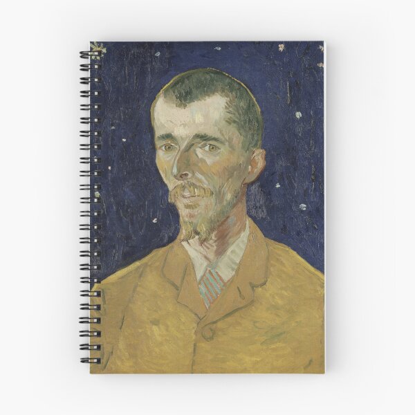 Item preview, Eugene Boch by Vincent van Gogh: Post Impressionist Portrait Fine Art Print designed and sold by artofuniverse.