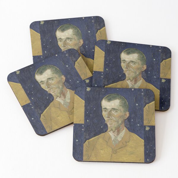 Item preview, Eugene Boch by Vincent van Gogh: Post Impressionist Portrait Fine Art Print designed and sold by artofuniverse.