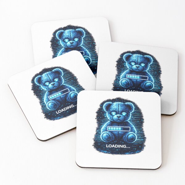 Item preview, Cyberpunk Teddy Bear – Loading Glitch Aesthetic Streetwear Design designed and sold by UnglaublichGut.