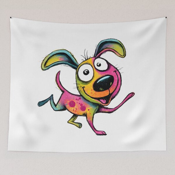 Item preview, Cute Happy Dog designed and sold by Retro Whimsy.