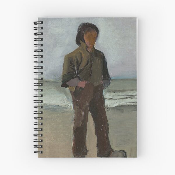 Item preview, Fisherman by Vincent van Gogh: Coastal Figure Study Fine Art Poster designed and sold by artofuniverse.