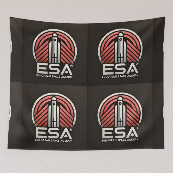 Item preview, European Space Agency Inspired Logo Design | ESA Style Space Graphic | Astronomy & Sci-Fi Art designed and sold by TEEJAMBOREE.