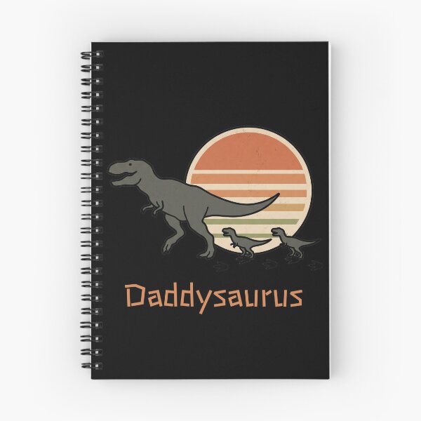 Item preview, Retro Daddysaurus Dino Silhouette Sunset designed and sold by MythicCotton.