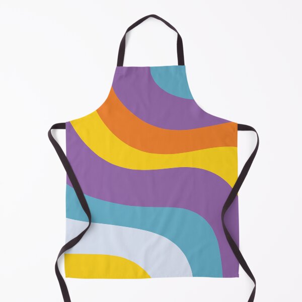 Item preview, Retro Abstract Wavy Shapes – Colorful 70s Groovy Pattern designed and sold by Stardewwlove.