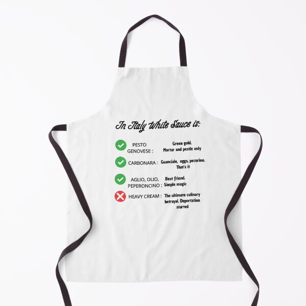Item preview, In Italy White Sauce Is - Funny Italian Pasta Rules designed and sold by TheItaliandilemma.