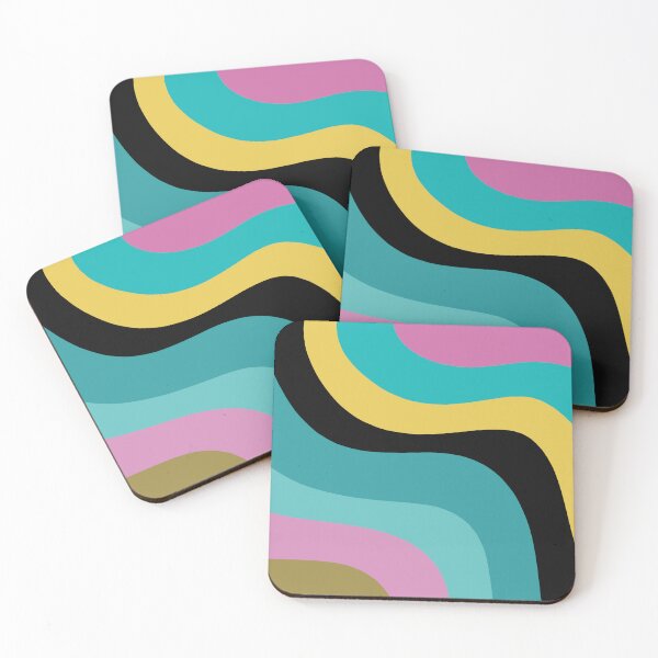 Item preview, Retro Abstract Wavy Shapes – Colorful 70s Groovy Pattern designed and sold by Stardewwlove.