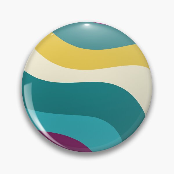 Item preview, Retro Abstract Wavy Shapes – Colorful 70s Groovy Pattern designed and sold by Stardewwlove.