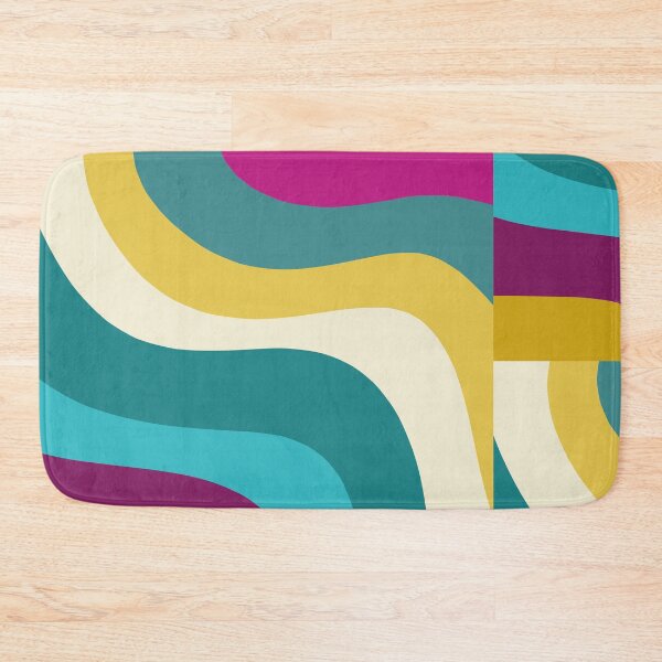 Item preview, Retro Abstract Wavy Shapes – Colorful 70s Groovy Pattern designed and sold by Stardewwlove.