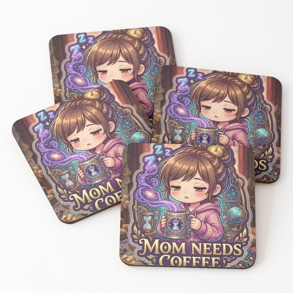 Item preview, Mom Needs Coffee Sticker | Cute Mom Life Design | Mother’s Day Gift Idea designed and sold by Sidra digital art 8277237.