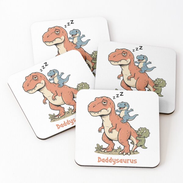Item preview, Daddysaurus Funny Dinosaur Dad Cartoon designed and sold by MythicCotton.