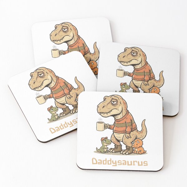 Item preview, Vintage Sleepy Daddysaurus Coffee Vibes designed and sold by MythicCotton.