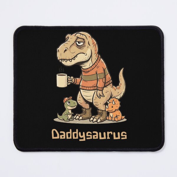Item preview, Vintage Sleepy Daddysaurus Coffee Vibes designed and sold by MythicCotton.