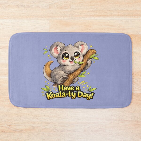 Item preview, Funny Cute Koala Big Eyes Kawaii Cartoon Have a Koala-ty Day designed and sold by StickyDelights.