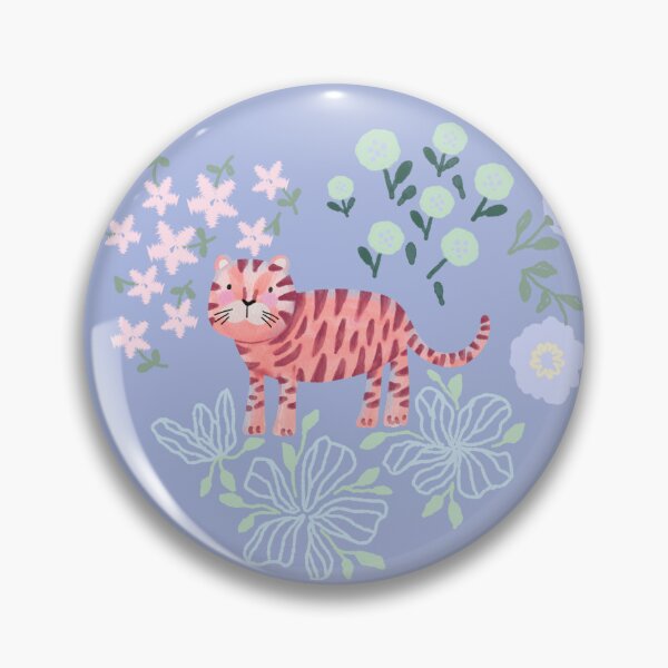 Item preview, Tiger Floral Calm 2 designed and sold by SaitonG.