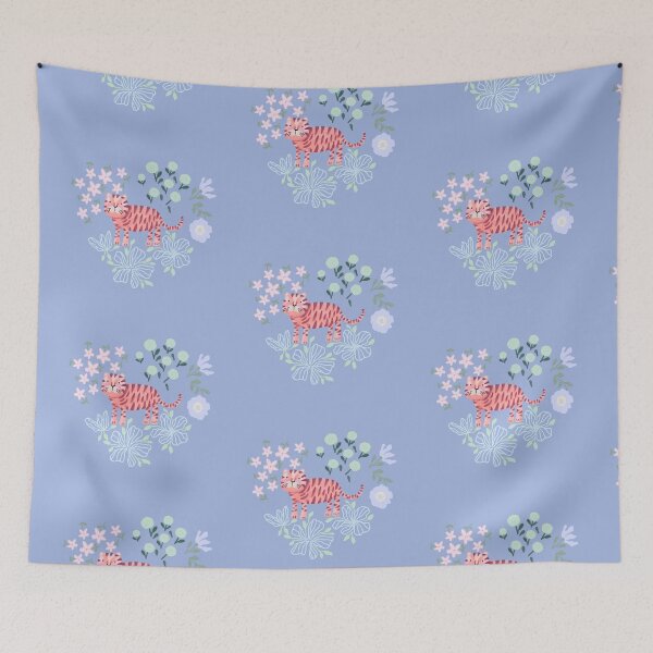 Item preview, Tiger Floral Calm 2 designed and sold by SaitonG.