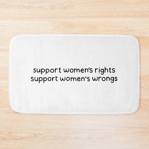 Item preview, women's rights and wrongs designed and sold by dontqu0teme.